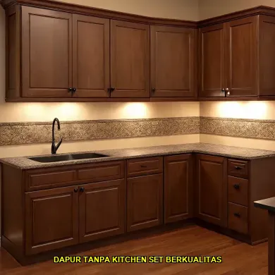 dapur tanpa kitchen set berkualitas
